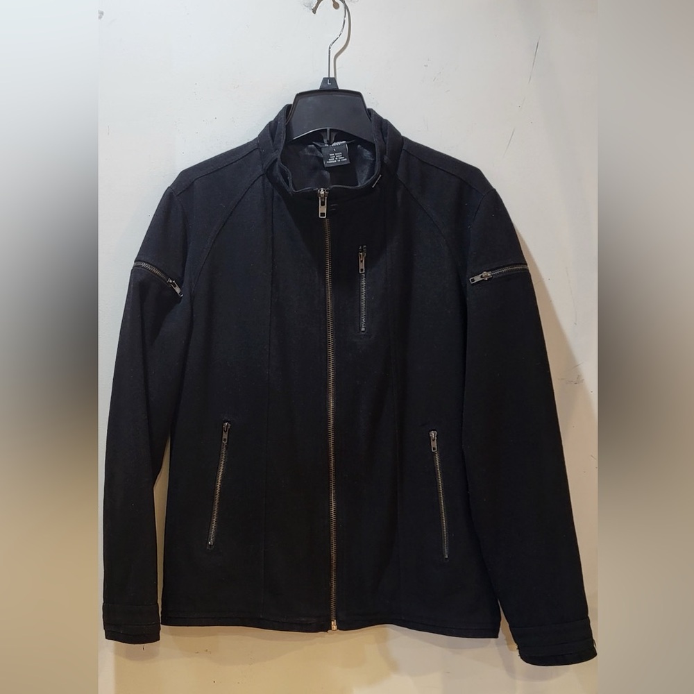 MG BLACK LABEL women's black wool blend jacket